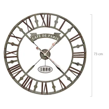 

73 cm Henna Roman Metal Wall Clock Model