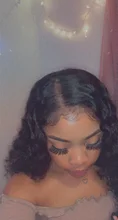 Enlaces de onda profunda pelucas de cabello humano 28 30 pulgadas peluca Frontal de encaje para las mujeres negras agua rizado peluca brasileña cabello humano Pre arrancado