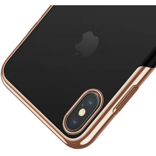 Чехол Baseus Glitter Case For iPXSm 6.5 WIAPIPH65-DW0V(Золото