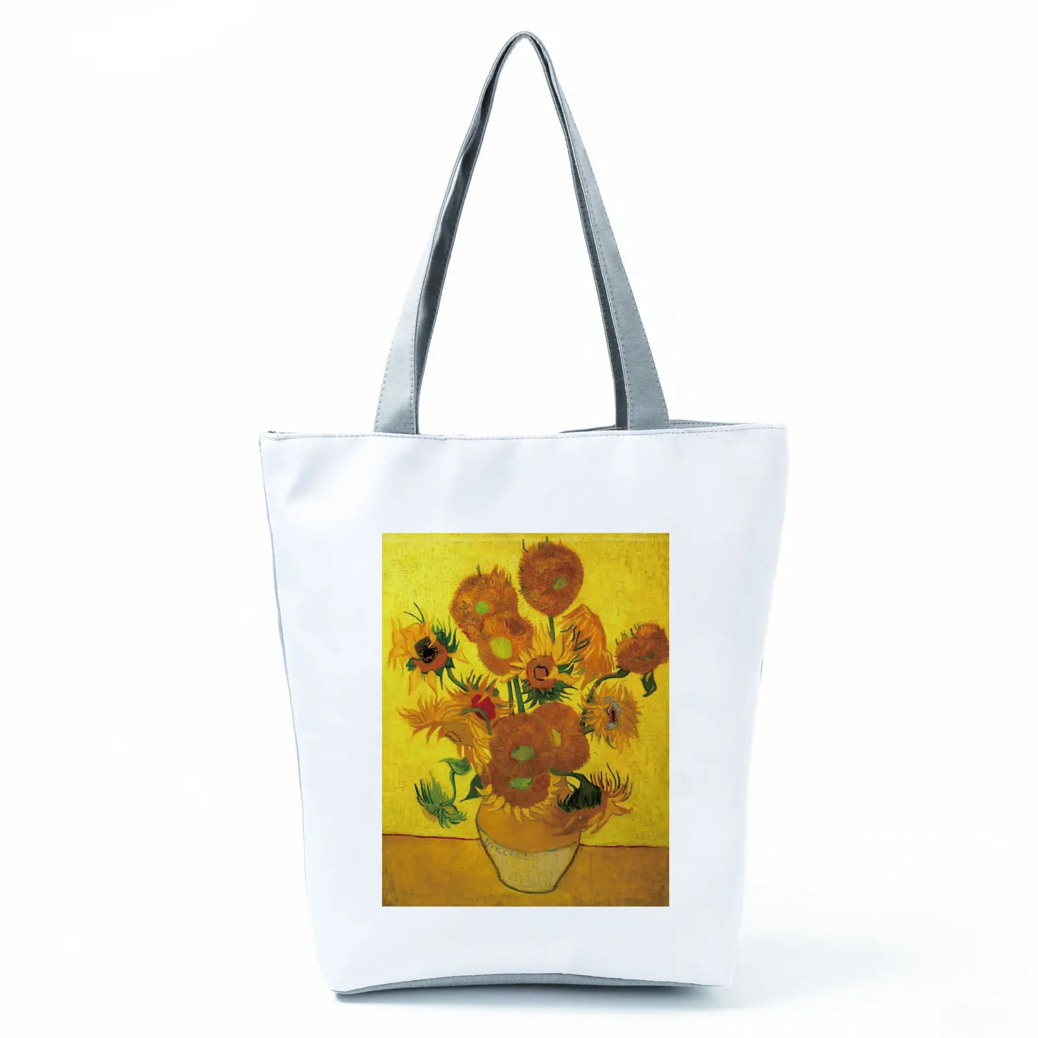 Bag Bag Harajuku Ulzzang Van Tote Shopping Bag Funny Graphic School Large-capacity Women's Shoulder Female Gogh Eco Shopper Bag 