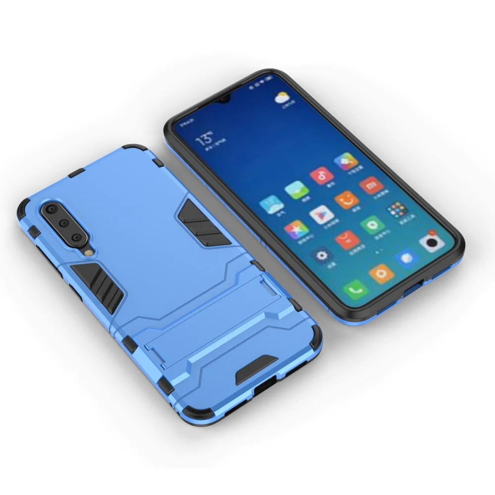Чехол-подставка для Xiaomi Mi 9 SE с soporte-чехол Гибридный противоударный Прочный