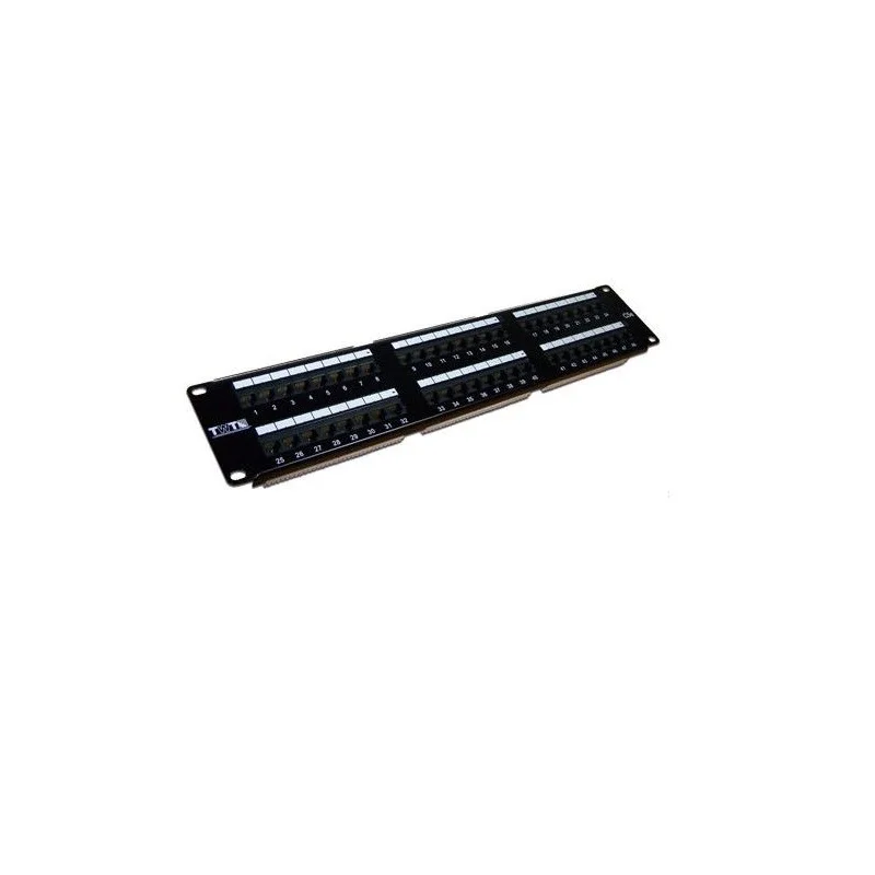 Патч панель Lanmaster TWT PP48UTP 19&quot 2U 48xRJ45 кат.5e UTP (TWT PP48UTP)| |