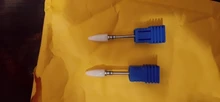 Broca de clavo de cerámica para manicura, taladro eléctrico giratorio, brocas de cortaúñas de carburo de tungsteno, cortador de fresado de manicura