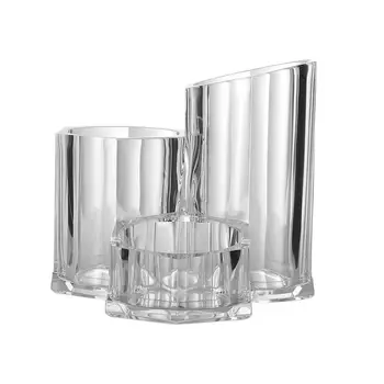 

Transparent cut plastic storage tube 13.5x13.5cm-1