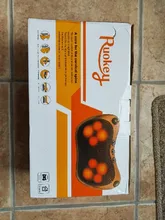 Almohada de masaje de cabeza relajante, VIBRADOR ELÉCTRICO para hombros, espalda, calefacción, terapia infrarroja, masajeador de cuello shiatsu, 8 unidades