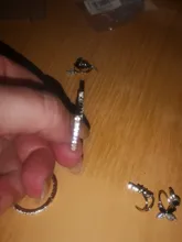 Awn-pendientes de aro de Plata de Ley 925 con espinela negra, joyería fina de compromiso