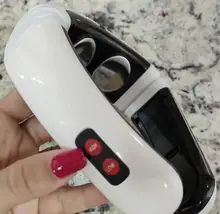 Masajeador eléctrico de cuello y pulso para espalda, 6 modos de Control de potencia, calefacción por infrarrojos, herramienta para aliviar el dolor, máquina de relajación para el cuidado de la salud