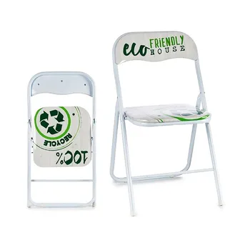 

Folding Chair White PVC (45 x 78 x 44 cm)