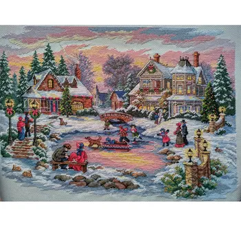 

Set for embroidery stitch dimensions a treasured time (fabulous time) 41x30 cm (08569)