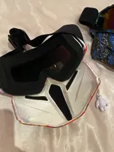 BOLLFO-Gafas de esquí para Snowboard, gafas de esquí para nieve, a prueba de viento, gafas de vidrio para Motocross con filtro para la boca