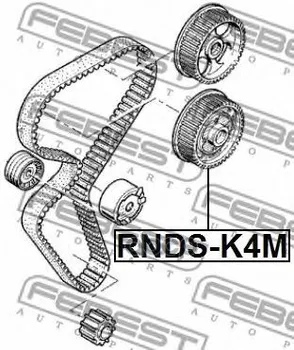 

Timing phase regulator pulley k4m Renault Clio III 2005-2012 febest item No. rnds-k4m