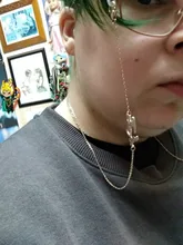 Cadena de vasos de acero inoxidable personalizada para mujer, correa para gafas de sol, cadena con nombre personalizado, joyería personalizada