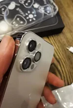 Funda protectora 3D para lente de cámara, cristal templado y anillo de Metal para IPhone 12 Pro Max Mini