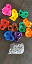10 unids/set niños escalada niños piedras de la pared mano pies Tiene agarre Kits de juegos tiene la pared de piedra Fitness Juguetes