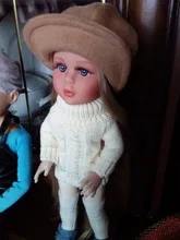 Suéter de algodón puro hecho a mano de alta calidad, vestido, Tops, opciones de ropa de muñeca, accesorios para muñeca Barbie, juguete para niña de 11,5 pulgadas