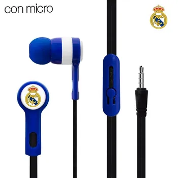 

Auriculares Botón Stereo Jack 3.5 mm Licencia Fútbol Real Madrid C.F.