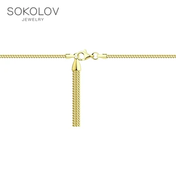 

Bracelet silver SOKOLOV, fashion jewelry, 925, women's male