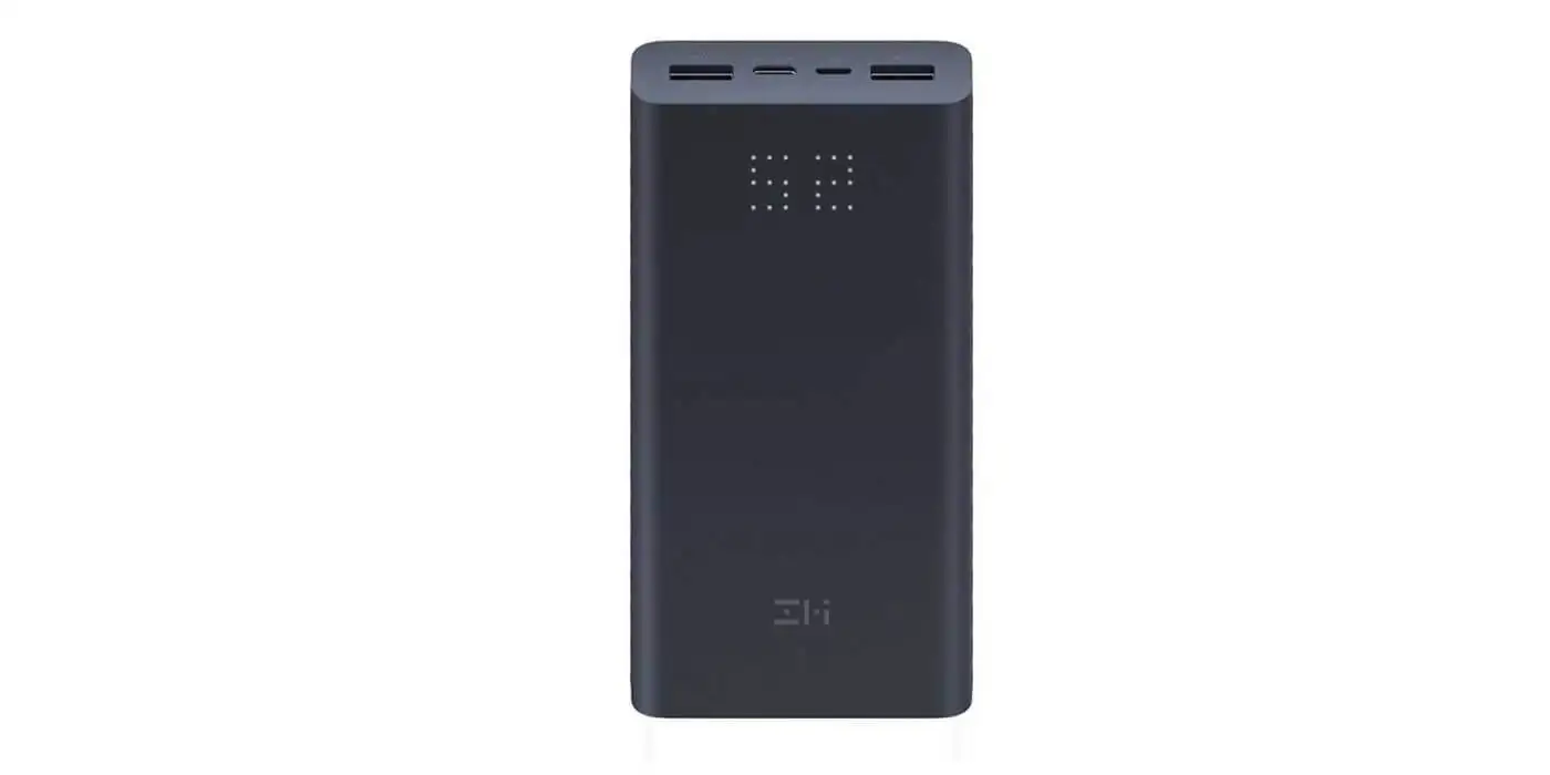 Внешний аккумулятор XIAOMI ZMI Power Bank 20000mAh 2 way fast charging digital display (27W) (черный)|Зарядные