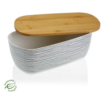 

Breadbasket Black Line Bamboo Fibre