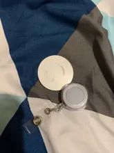 Soporte de tarjeta retráctil para medalla de baloncesto, estilo de fútbol, payaso, carrete de exposición de Enfermera, Tarjeta De Nombre, cofre