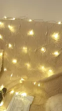 Light Curtain Led-Net Fairy-String Mesh Garden-Decoration Garland Outdoor Christmas-3x2m