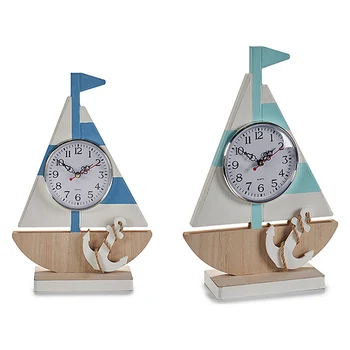

Table clock Wood (8 x 32 x 22 cm)