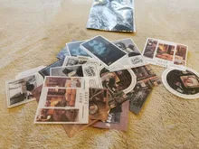 40 unids/pack luz y sombra y diario pegatinas papelería Scrapbooking Diy álbum diario palo etiqueta