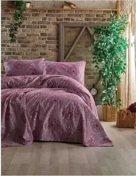 

Jacquard Consept Bed Cover Set Hittite Burgundy Ep-018253