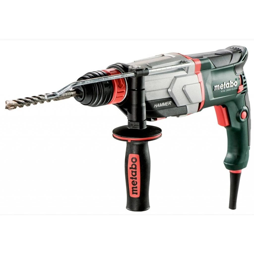 Перфоратор электрический METABO KHE 2660 Quick+БЗП (850 Вт; 1100 об/мин; энергия удара 3 Дж; эл. регулировка скорости; ф