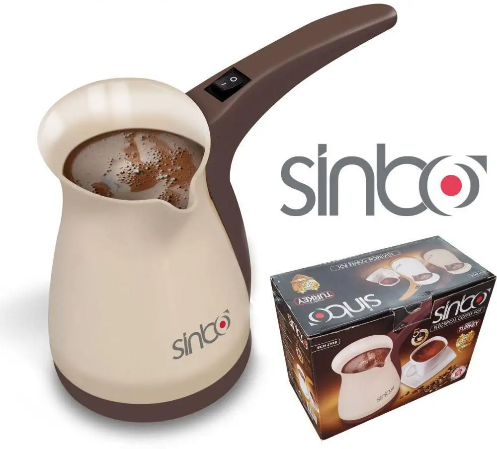 

Sinbo Coffee Machine Electric Turkish Coffee Espresso Cappuccino Easy Portable Fast Wired 1000W 0.4L Capacity coffee maker