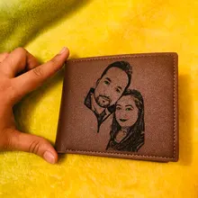 Billeteras personalizadas de cuero PU para hombre, billetera con grabado de alta calidad, monedero pequeño, regalo de lujo para hombre
