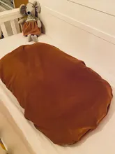 Cuna de tela de algodón para recién nacido, con cojín, portátil, para niños pequeños, nido de bebé, 75x45cm