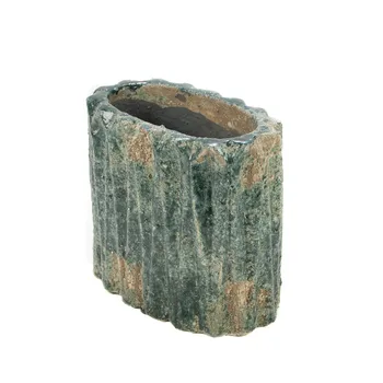 

JARRON large MACETERO stone worn blue 22X14X25