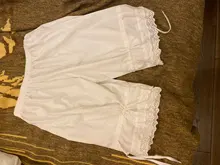 WEPBEL-pantalones cortos de encaje estilo Lolita para mujer, bombachos con volantes de calabaza, ropa interior holgada de cintura alta elástica