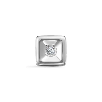 

585 sterling gold pendant with stones: Diamond