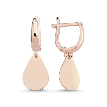 

Angemiel 925 Sterling Silver Dangle Drop Earrings-Rose Gold Plated