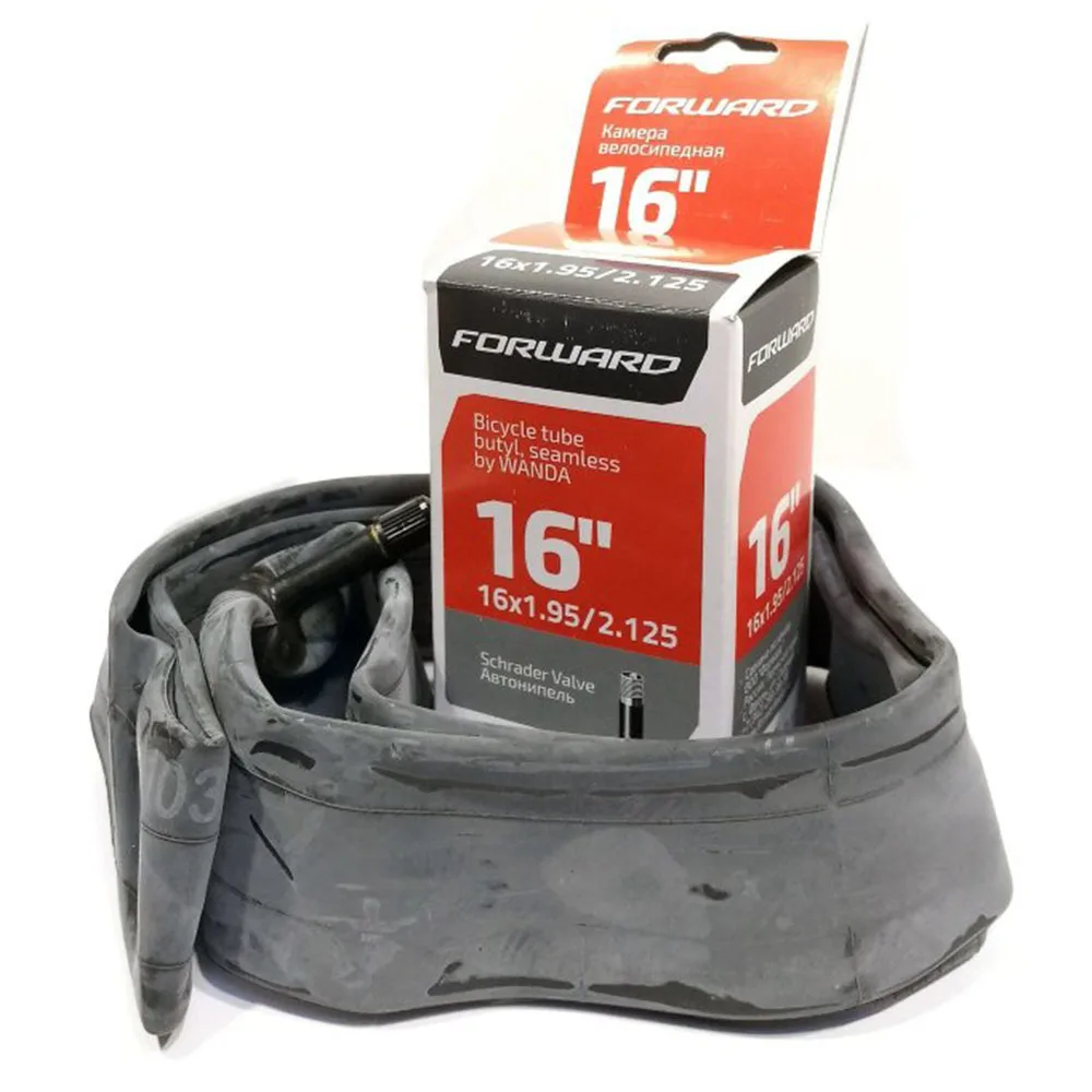 Камера Forward Wanda TU16, 16"* 1.95/2.125, бутил, Schrader(AV), RTS16BWND001