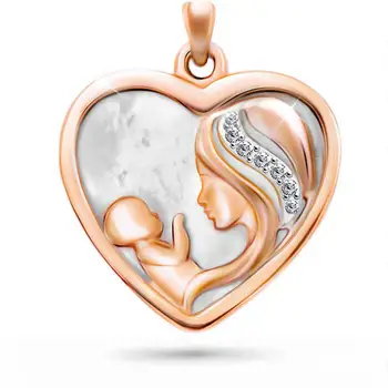 

Sunduk pendant from silver "baby on mom's hands"