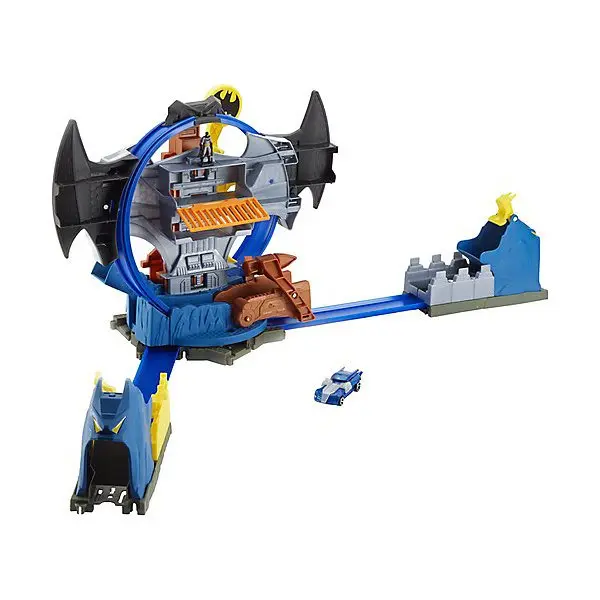 Автотрек Hot Wheels Gotham City Бэтмен, Пещера летучих мышей