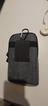 Riñonera táctica de 7 pulgadas para hombre, bolso informal Molle, impermeable, de viaje, al aire libre para teléfono, multifuncional, EDC