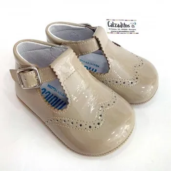 

Pepitos color patent leather camel without sole, of Booties Index