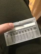 XCAN-Juego de cortadoras de fresado PCB de carburo, 0,6-3.175mm, vástago de 3.175mm, máquina PCB, fresa de extremo de broca de grabado, 10 Uds.