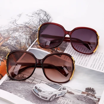 

FC OPTICS Square Sunglasses Women Brand Designer Retro Alloy Frame Big Sun Glasses Vintage Gradient female Oculos Feminino