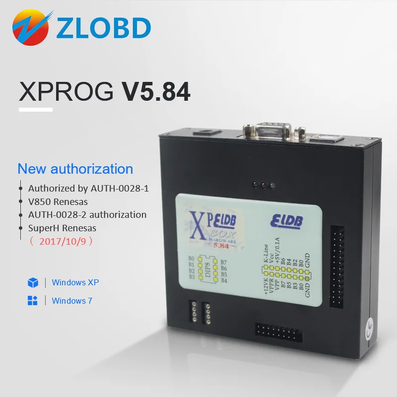 XPROG V5.84 с USB ключом ECU Программатор M V5.55 Полные Адаптеры Φ V5.75 Box бесплатная
