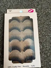 Pestañas de visón falsas, 5 pares de pestañas de Visión Natural, maquillaje 3d