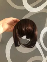 MUMUP-extensiones de cabello sintético falso para mujer, pinza con flecos en flecos, pinzas para el pelo, accesorios para el cabello, extensiones de cabello