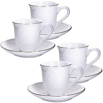 

Tea set 8PR 240 ml porcelain Loraine 25777