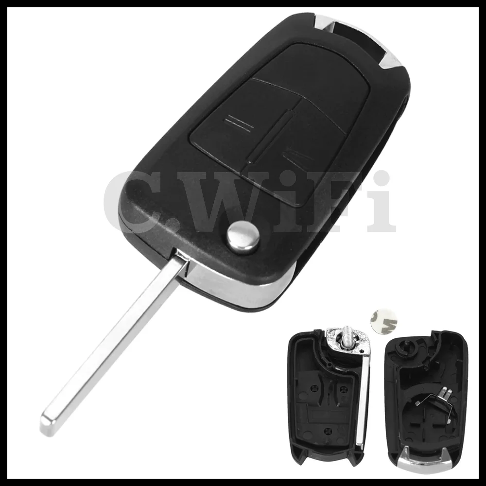 MANDO LLAVE 2 BOTONES OPEL CORSA ASTRA VECTRA ZAFIRA SIGNUM MERIVA CARCASA HU100