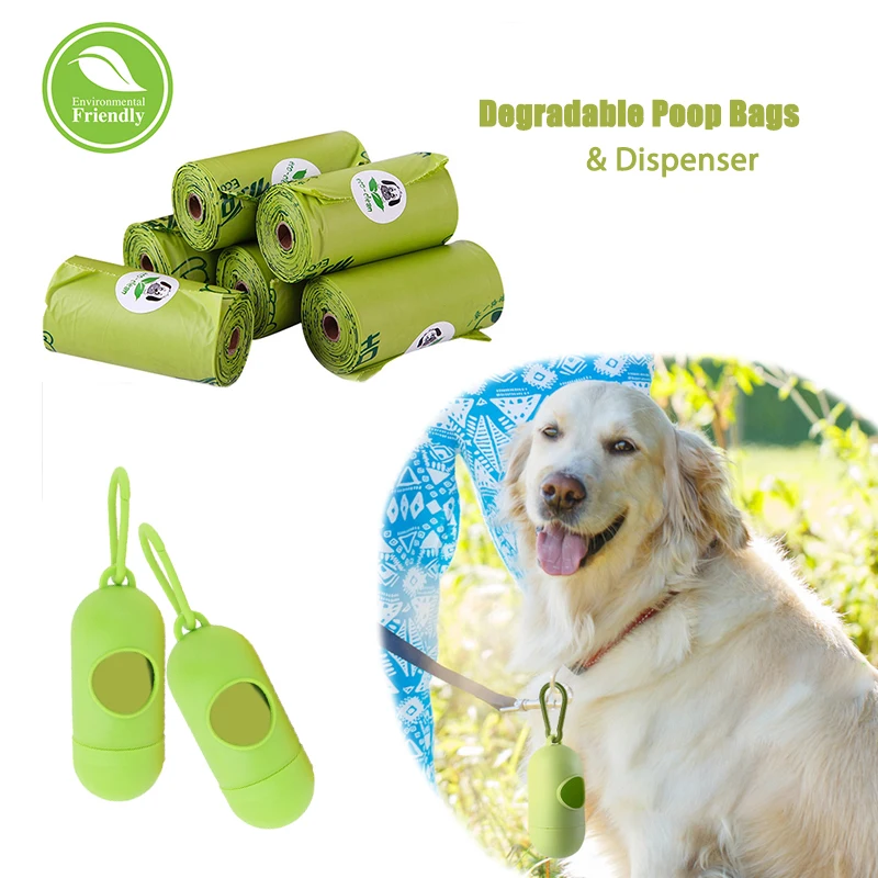 

Pet Poop Bags Dog Waste Bags Eco-Friendly Garbage Bags Thick Leak Proof Easy Detach Open Dog Poop Bags Free Dispense
