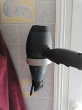Rack-Organizer Hair-Dryer-Holder Shelf-Storage Bathroom Wall-Mounted ABS for Dia. High-Quality